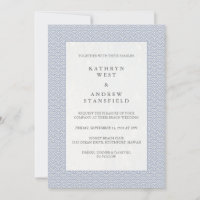 Minimal Japanese Seigaiha Waves Pattern Wedding