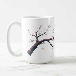 Minimal Japanese Tree Branch Coffee Mug