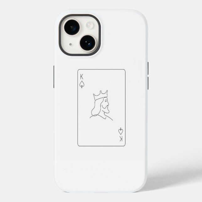 Minimal K Case-Mate iPhone Case (Back)
