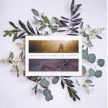 Minimal Landscape Multi-photo Save The Date<br><div class="desc">Simple double panoramic landscape photo layout. Option for text on the back or customize and edit as desired.</div>