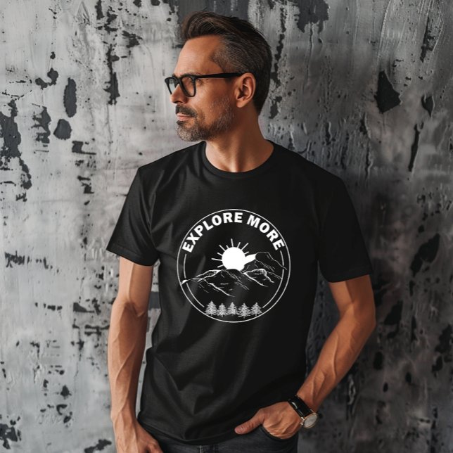 Minimal landscape pine trees forest T-Shirt (Creator Uploaded)