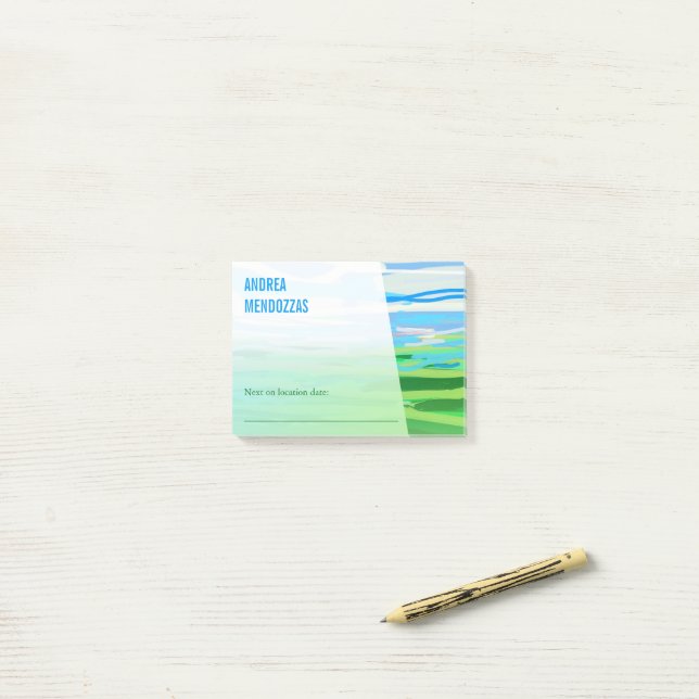 Minimal Landscaping Art  Post-it Notes (On Desk)