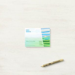 Minimal Landscaping Slogan Art Post-it Notes
