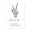Minimal Lavender Purple Favors Sign