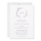 Minimal Leaf | Dusty Purple All In One Wedding