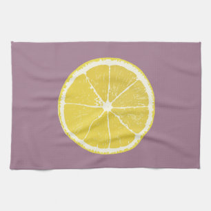 Minimal Lemon Slice Kitchen Towel
