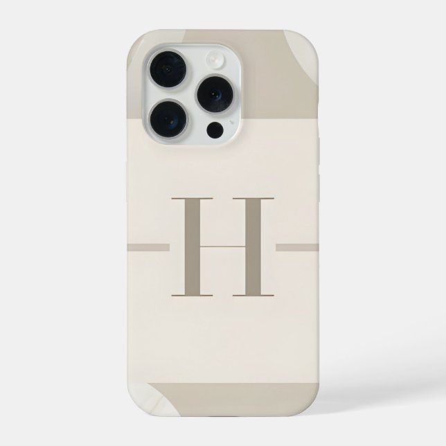 Minimal Letter H Phone Case (Back)