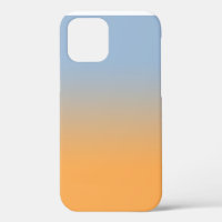 Minimal Light Blue to Orange Gradient