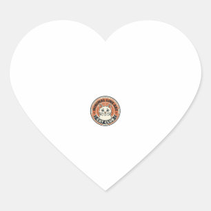 Minimal Line Art Cat Cat Lover Gift - Minimal Line Heart Sticker