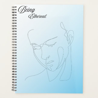 Minimal Line Art Face Planner