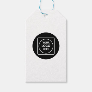 Minimal Logo QR Text Business Label price tags