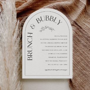 Minimal Luxe Bridal Shower Party Invitation Card
