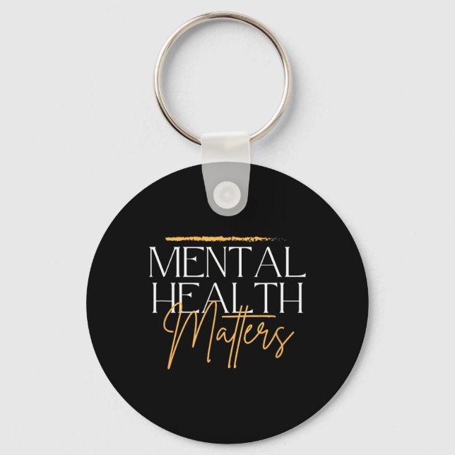 Minimal Mental Health Problems  Key Ring (Front)