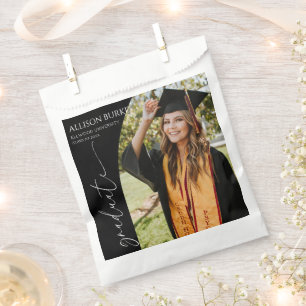 Minimal Minimalist Photo Arch Graduation Favour Bag