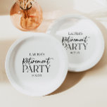 Minimal Minimalist Simple Elegant Retirement Party Paper Plate<br><div class="desc">This is a Minimal Minimalist Simple Elegant Retirement Party Paper Plates!</div>