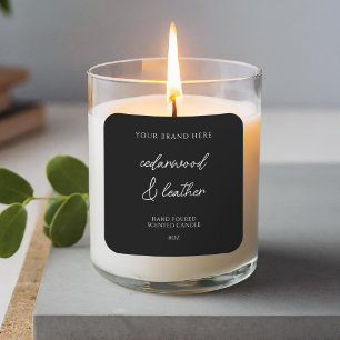 Minimal Modern Candle Product Label