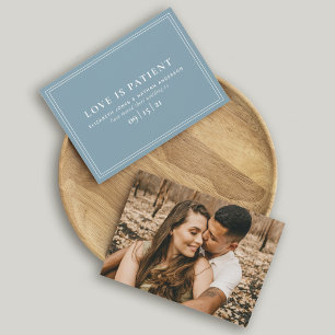 Minimal Modern Change of Date Wedding Postponement Save The Date