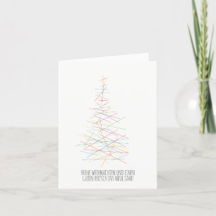 minimal, modern Christmas Holiday Card