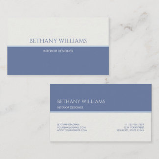 Minimal Modern Luxury Business Card