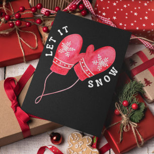 Minimal Modern Merry Christmas Postcard
