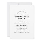 Minimal Modern Pink Arch Photo Graduation Party