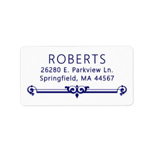 Minimal Modern Return Address Labels