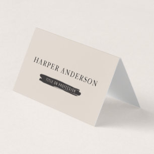 Minimal Modern Simple Business Card