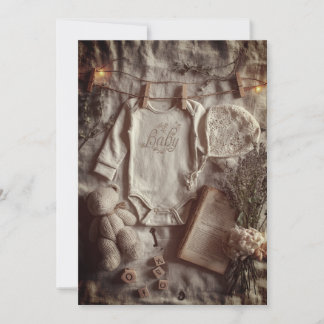 Minimal & Modern Sprinkle | Soft Neutral Invitation