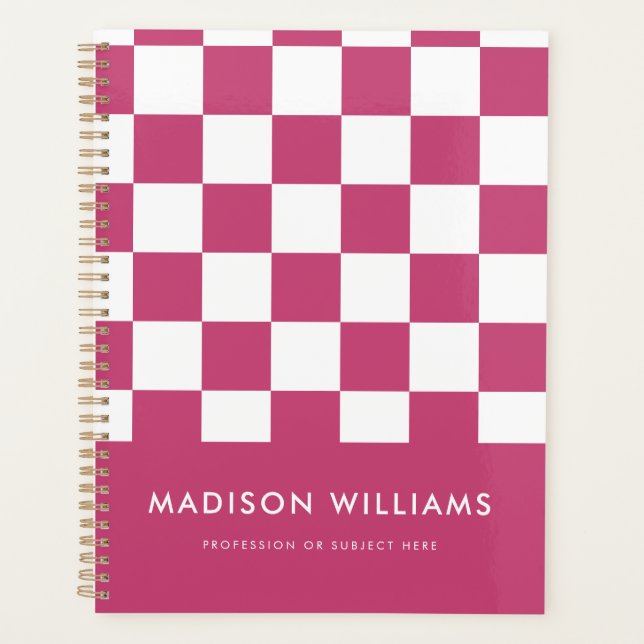 Minimal Modern Square Planner (Front)