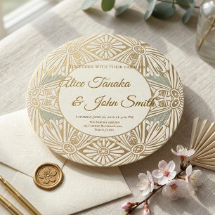 Minimal Modern Wedding Invitation – Elegant JP