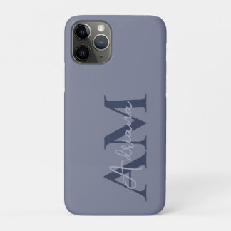 Minimal Monogram Custom Name stylish iPhone 11 Pro Case
