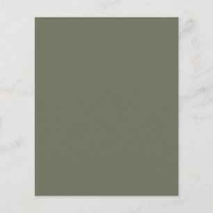 Minimal Moss Green Customisable Flyer