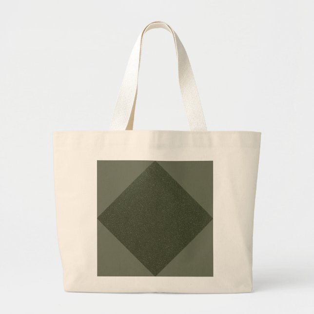 Minimal Moss Green Diamond - Tote Bag (Front)