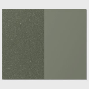 Minimal Moss Green Gift Wrap Paper – Customisable