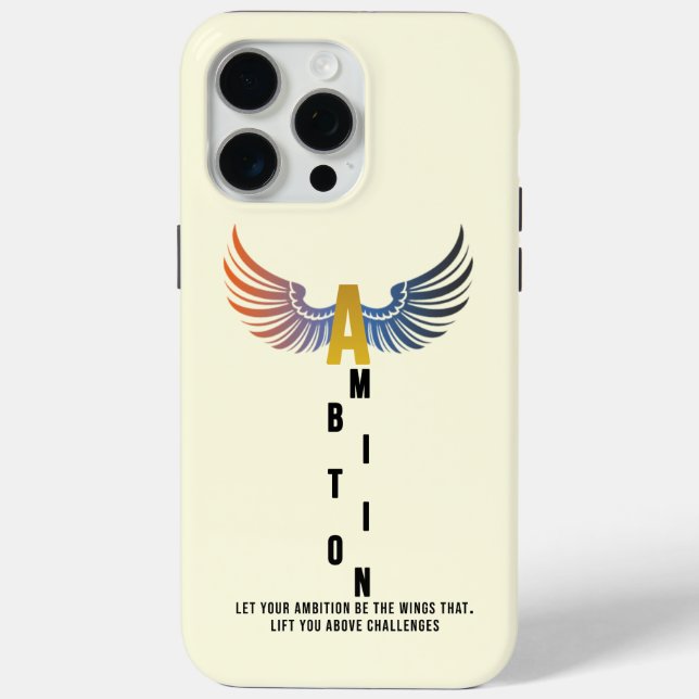 Minimal Motivational iPhone / iPad case (Back)