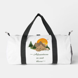 Minimal Mountain Adventure Duffle Bag
