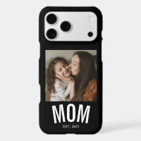 Minimal Mum Established Black Photo