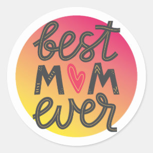 Minimal Mum Sticker best mum ever