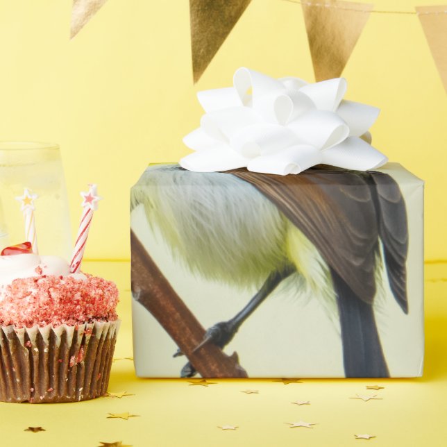 Minimal Nature Bird Wrapping Paper (Birthday Party)
