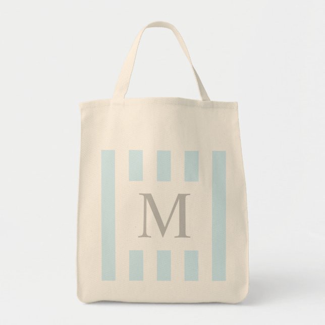 Minimal Nautic Style Tote Bag (Front)