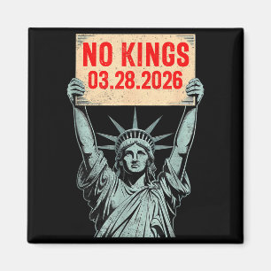 Minimal No Kings America March 28 Magnet