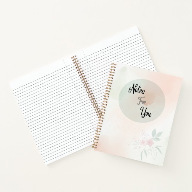 Minimal "Notes For You" Notebook (Inside)