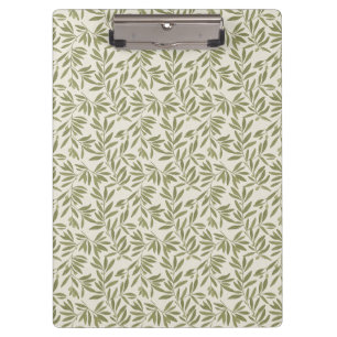 Minimal Olive Branch Pattern Clipboard
