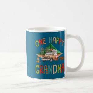 Minimal One Happy Grandma Camper 1st Coffee Mug