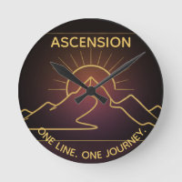 Minimal One-Stroke Mountain Ridge (NO NUMBERS)