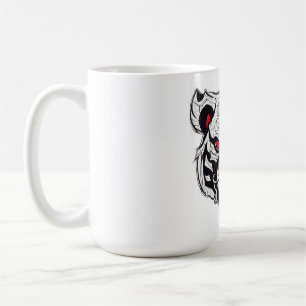 Minimal Oni Panda – Black & White Demon LogT-Shirt Coffee Mug