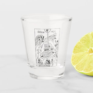 Minimal Orthodox Nativity scene Shot Glass