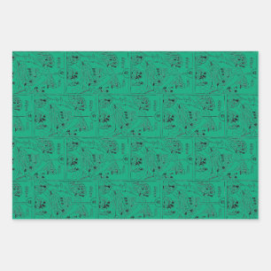 Minimal Orthodox Nativity scene Wrapping Paper Sheet