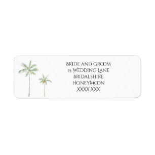 Minimal Palm Tree Return Address Labels