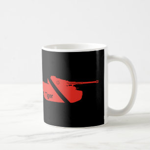 Minimal Panzerkampfwagen VI, red - black Coffee Mug